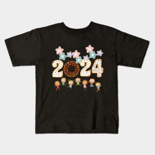 2024. Welcome 2024.Happy New Year 2024. 2024 Donot Kids T-Shirt